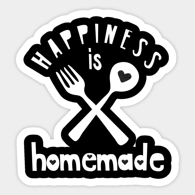 Happiness is homemade Sticker by LebensART